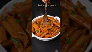 Red Sauce Pasta 😋 asmr asmrsounds pasta asmrsounds nirmlanehrarecipes [upl. by Grevera]