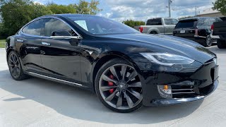 2016 Tesla Model S P100D POV Test Drive amp Walkaround [upl. by Ancilin]