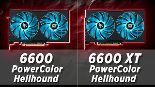 Radeon 6600 vs 6600XT Full HD [upl. by Arata]