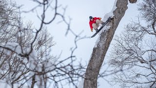 Arthur Longo Shredding Japan  Volcom Snowboarding [upl. by Naihs]