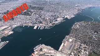 MH60S Seahawk Flight Over San Diego  HSC8 quotEightballersquot [upl. by Weatherley]