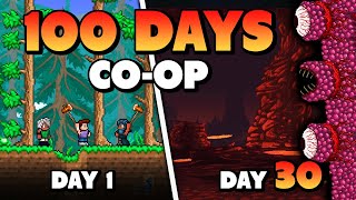 We Played 100 Days of Coop Terraria Days 2030 [upl. by Leirum310]