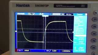 Hantek 5072P and Feeltech FY3200S Capacitor testing 1 of 2 [upl. by Aisat]