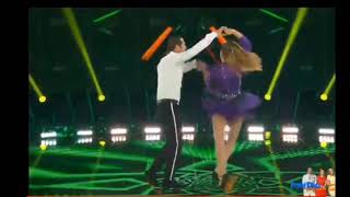 Gregorio y Luna bailando salsa en Así se Baila SEMIFINAL [upl. by Tristam]