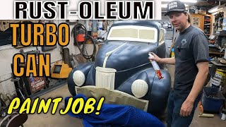 Painting my truck with Rustoleum Turbo Cans [upl. by Wyn]