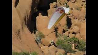 Paragliding in Namibia at Spitzkoppe [upl. by Shermie]