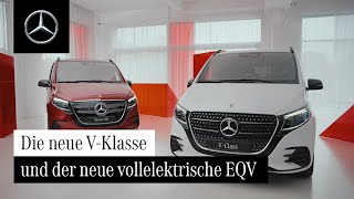 Die neue VKlasse und der neue vollelektrische EQV [upl. by Acinot]