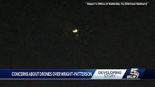 More drones spotted near over Ohio air force base [upl. by Purington]