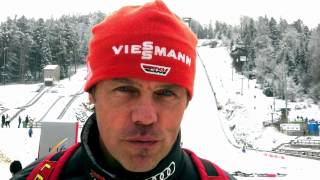 Skispringen Interview mit Andreas Bauer 13012013 [upl. by Anecuza218]