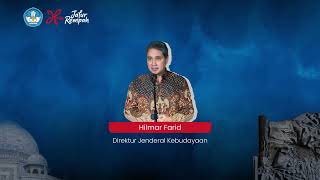 Video Bumper Keynote Message Hilmar Farid  JALUR REMPAH  Susur Kultur Kembara Rempah Nusantara [upl. by Emor999]