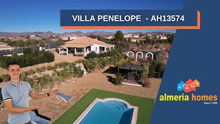 3 bedroom property for sale in Almeria with a pool and beautiful gardens  Villa Penelope  AH13574 [upl. by Nisa]