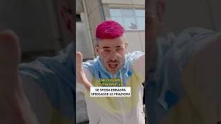 SFERA EBBASTA spiega le FRAZIONI ➗🔥😂 parodia divertente matematica [upl. by Aisatsan]