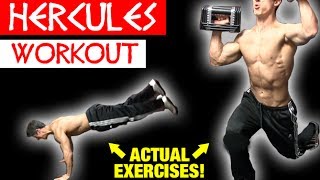 Kellan Lutz  Hercules Workout Actual Exercises [upl. by Mccall]