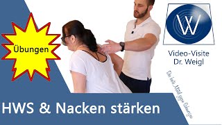 Nackenmuskulatur🏋HWS kräftigen amp trainieren ✅ Übungen bei Nackenschmerzen amp Nackenverspannungen [upl. by Urbana528]