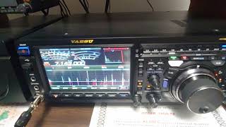 YAESU FTDX101MP VC TUNE AMP2 40M [upl. by Clarhe]