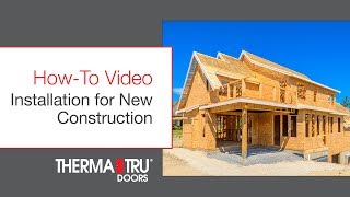 HowTo Install a Door on a New Construction Home [upl. by Aniratac]