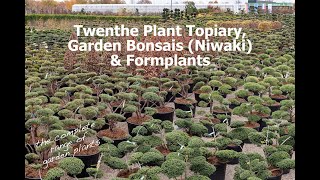 Twenthe Plant Topiary Garden Bonsais Niwaki amp Formplants [upl. by Gaspard]