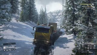 SnowRunner PS5 🎮  Oct 2024  AZOV 64131 Curtainside Trailer [upl. by Dukey342]