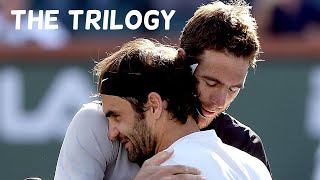 Federer vs Del potro The Memorable Trilogy [upl. by Cran]