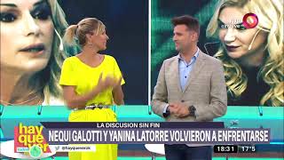 Nequi Galotti y Yanina Latorre volvieron a enfrentarse [upl. by Lenra]