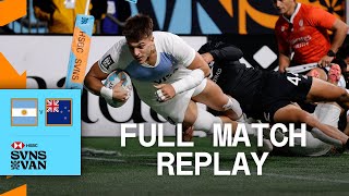 Los Pumas Triumph  Argentina vs New Zealand  Mens Final  Vancouver HSBC SVNS  Full Match [upl. by Olsson]