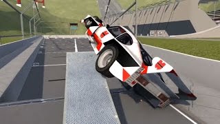 Car Jump Arena  Part 2 Rollover Contest  BeamNGdrive [upl. by Muffin323]