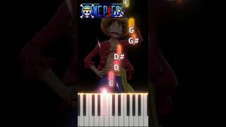 Climax Binks Sake  ONE PIECE Piano Tutorial Shorts [upl. by Auqined]