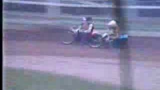 Speedway 1983 Wimbledon vs Birmingham Brummies Heat 3 [upl. by Acirederf]