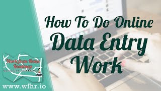 HOW TO DO ONLINE DATA ENTRY WORK  JASON DULAY [upl. by Ania436]