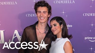 Camila Cabello amp Shawn Mendes Look In Love At Cinderella Premiere [upl. by Moll]