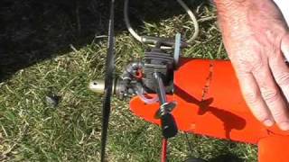 The HP VT21 4stroke RC model plane engine [upl. by Ahgiela]