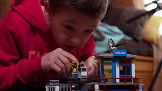 LEGO City  Stopping the jailbreak  Kids Explain LEGO City set [upl. by Irdua]