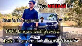 Grand Vitara ka fan ho gaya mai toh  10000kms ownership review of Grand Vitara [upl. by Ydok]