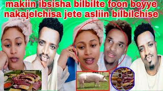 makii ibsishaf bilbilte📞 foon booyye🦛 kajeele jette aslii itti bilbilchise mal dubbin akkasi😂 [upl. by Hannaoj]