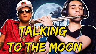 Bruno Mars  Talking To The Moon Geek Flute [upl. by Sisi]