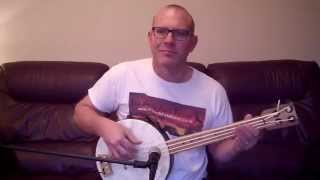 Buzzards Field Basses Bass Banjolele  Banjo demonstration Micd [upl. by Ware590]