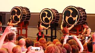 Taiko drums Jfest Moscow [upl. by Erick762]