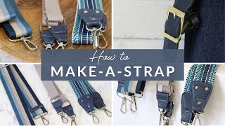 How to MakeAStrap Pattern Tutorial [upl. by Akimit]