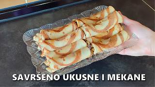 Kako napraviti SAVRŠENE PALAČINKE Pogledajte ovaj recept 🍫🥞 [upl. by Ruben]