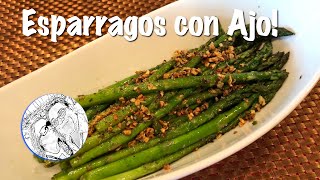 Esparragos con Ajo [upl. by Htiaf510]