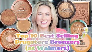 Top 10 Best Selling Drugstore Bronzers at Walmart  MsGoldgirl [upl. by Kalila531]