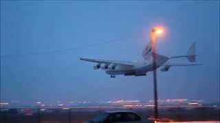 World’s largest aircraft Antonov An225 Mriyas First Landing at YYZ [upl. by Chilcote]