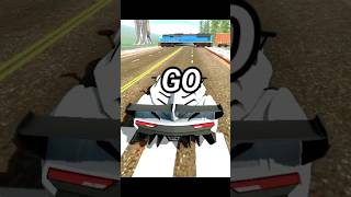 TRAIN CRASH CAR  INDIAN BIKE DRIVING 3D shorts viralshort trending [upl. by Eran]