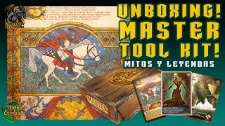 Unboxing Master Toolkit 2022 🛡️🗡️ de MitosYLeyendas MYL TCG [upl. by Hannasus400]