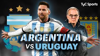 EN VIVO 🔴 ARGENTINA vs URUGUAY  Eliminatorias Sudamericanas ⚽ ¡Juega la SCALONETA por TyC SPORTS [upl. by Delastre]