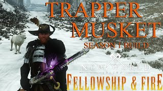 Trapper MusketRapier Build  New World Season 1 [upl. by Elfrida]