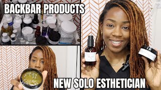 BACKBAR PRODUCTS AS A NEW SOLO ESTHETICIAN  SPRING 2024 [upl. by Rizzo]