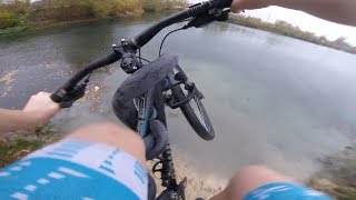 VTT  SAUTER DANS UN LAC EN VTT  30 000 ABONNÉS [upl. by Orravan269]