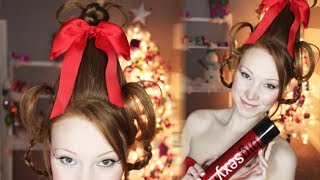 Cindy Lou Who Hair Tutorial [upl. by Ardiedak]