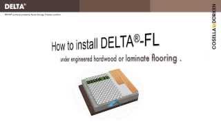 DELTAFL  premium subfloor for laminate flooring in basements [upl. by Aihcropal]